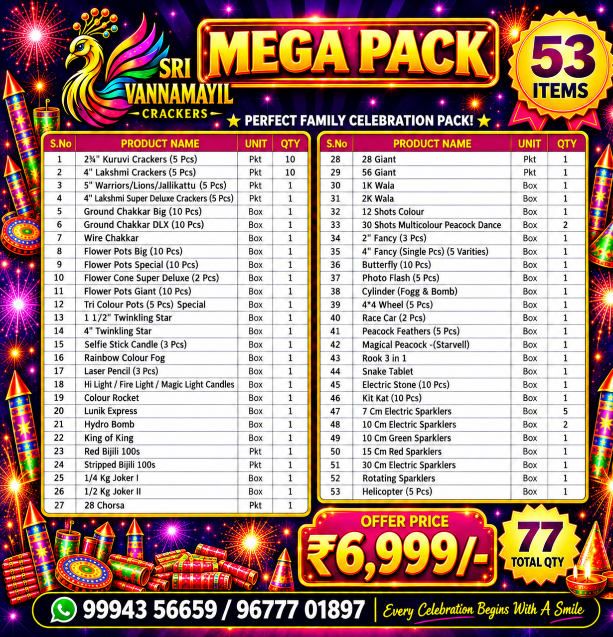 Mega Pack - Sri Vannamayil Crackers