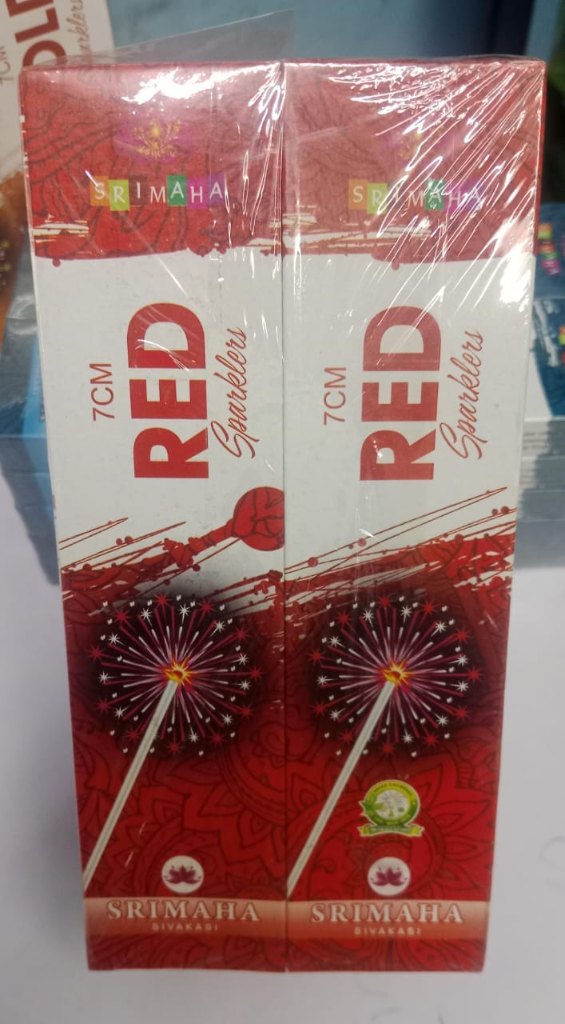 7cm Red Sparklers
                                            (10 Pcs)